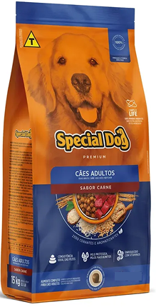 Ração Special Dog para Cães Adultos Sabor Carne