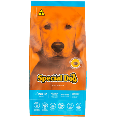 Ração Special Dog Júnior Cães Filhotes Sabor Carne