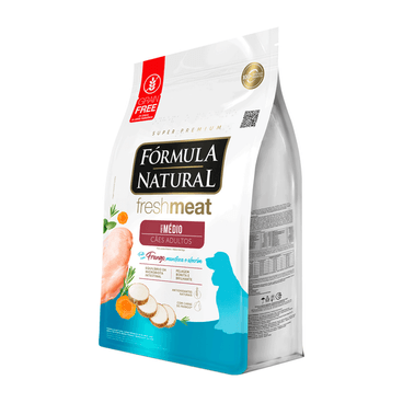Ração Fórmula Natural Fresh Meat Cães Adultos Médios Frango