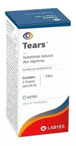 Tears Substituto Natural das Lágrimas uso em Cães - 1 frasco 8 ml