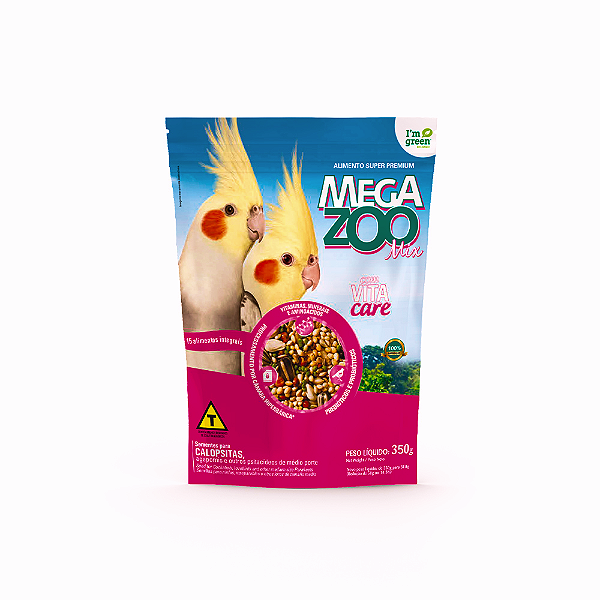 Megazoo Mix para Calopsitas - 350g