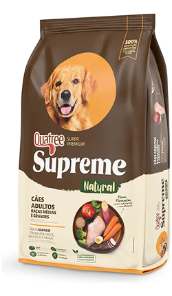 Ração Quatree Supreme Frango e Batata-Doce Raças Médias e Grandes
