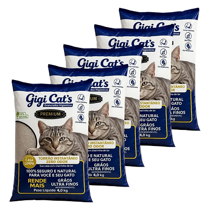 Fardo de Areia Higiênica Premium Para Gatos - Gigi Cats