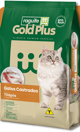 Ração Raguife Gatos Adultos Sabor Tilápia - 10 kg