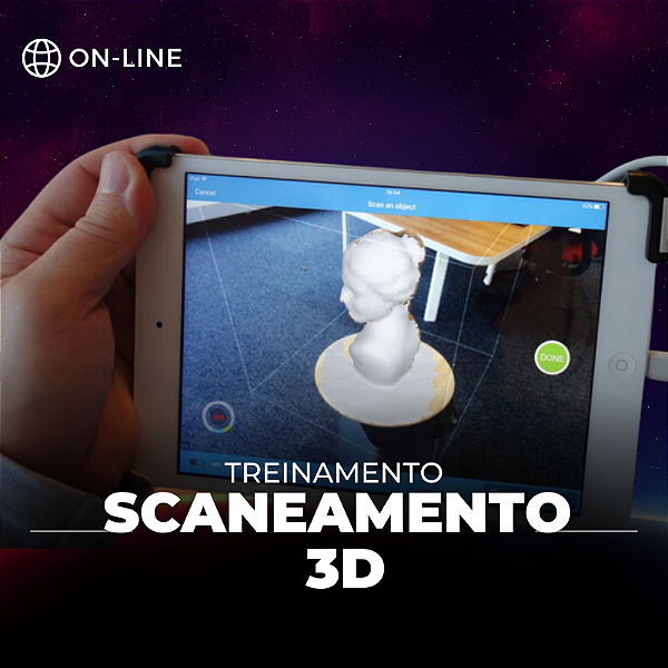 Treinamento - Scaneamento 3D - On-line - Ao Vivo