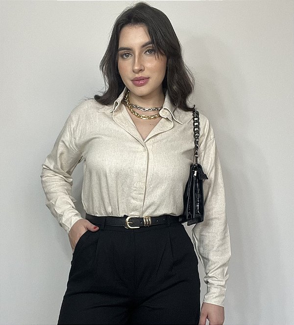 Camisa em Viscolinho