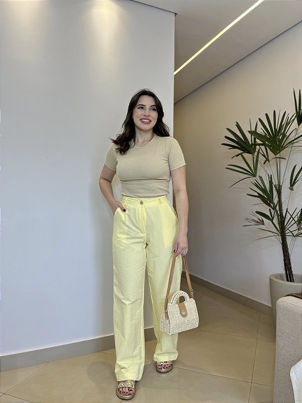 Pantalona em Linho Colors