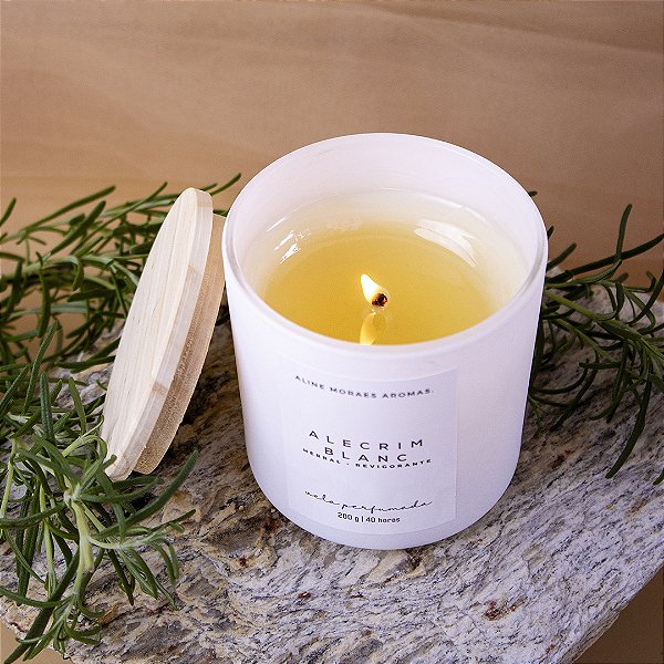 Vela Alecrim Blanc 200g