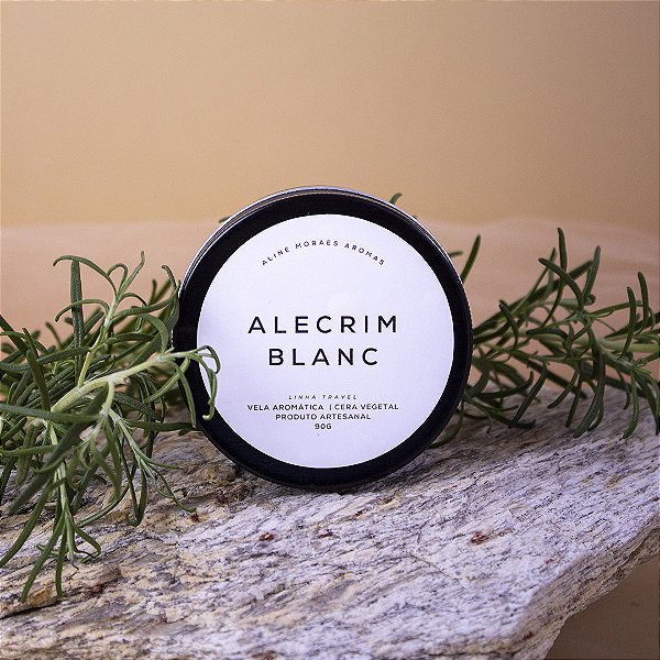 Vela Travel Alecrim Blanc 90g