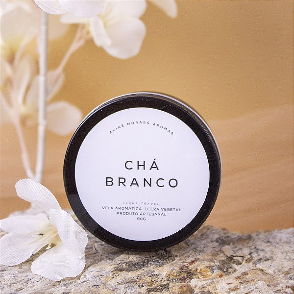 Vela Travel Chá Branco 90g