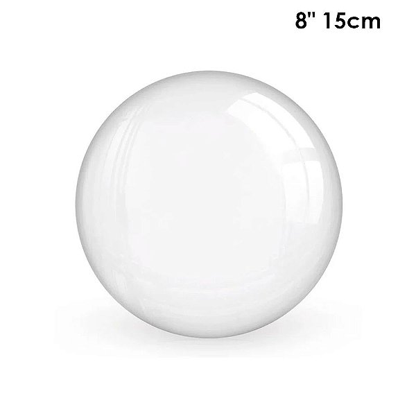 Balão Bubble Transparente - 8" 15cm - 20.000 unidades (Caixa = 400 pacotes) - Bobo Balloon - Rizzo Import