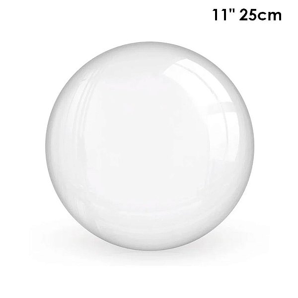 Balão Bubble Transparente - 11" 25cm - 10.000 unidades (Caixa = 200 pacotes) - Bobo Balloon - Rizzo Import
