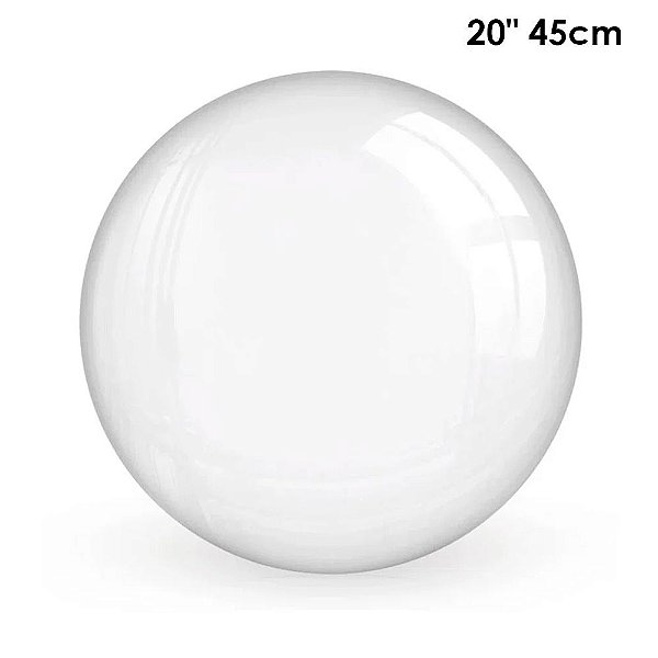 Balão Bubble Transparente - 20" 45cm - 2.500 unidades (Caixa = 50 pacotes) - Bobo Balloon - Rizzo Import