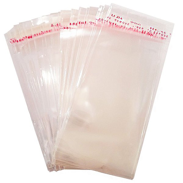 Saco Adesivado Sem Furo - 9x9cm - 50.000 unidades (Caixa = 500 pacotes) - Rizzo Import