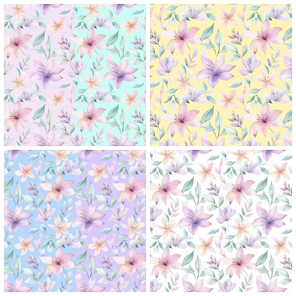 TECIDO MALHA FLUID ESTAMPA FLORIDA PARA CONFECÇÃO DE VESTIDOS, SAIAS, BLUSAS, ETC