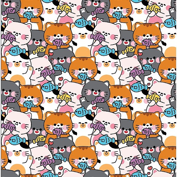 TECIDO CREPINHO GATINHO PARA CONFECÇÃO DE VESTIDOS, SAIAS, BLUSAS, ETC