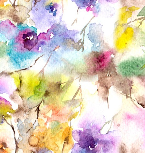 TECIDO CREPINHO FLORAL AQUARELADO PARA CONFECÇÃO DE VESTIDOS, SAIAS, BLUSAS, ETC