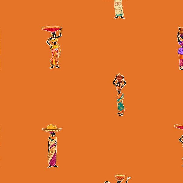 TECIDO CREPINHO AFRICANA TRIBAL ÉTNIA PARA CONFECÇÃO DE VESTIDOS, SAIAS, BLUSAS, ETC