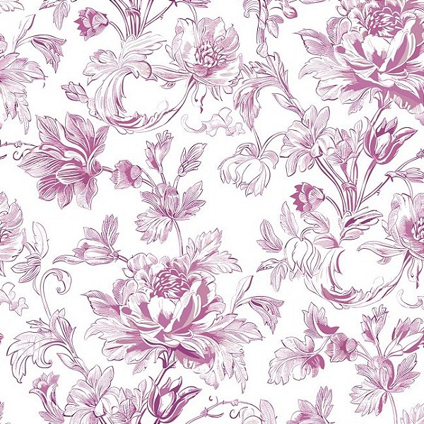 TECIDO FLUID FLORAL VINTAGE ROMÂNTICO FUNDO BRANCO PARA CONFECÇÃO DE VESTIDOS, SAIAS, BLUSAS, ETC.