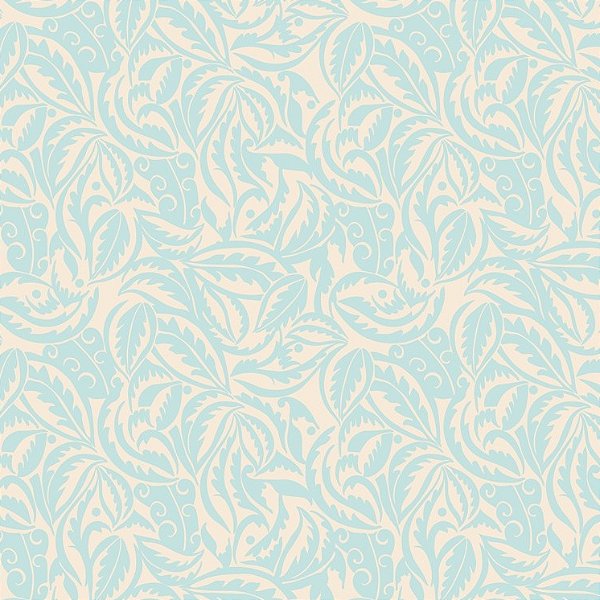 TECIDO FLUID FOLHAGEM CLÁSSICA COLEÇÃO TONALIDADES DO AZUL PARA CONFECÇÃO DE VESTIDOS, SAIAS, BLUSAS, ETC