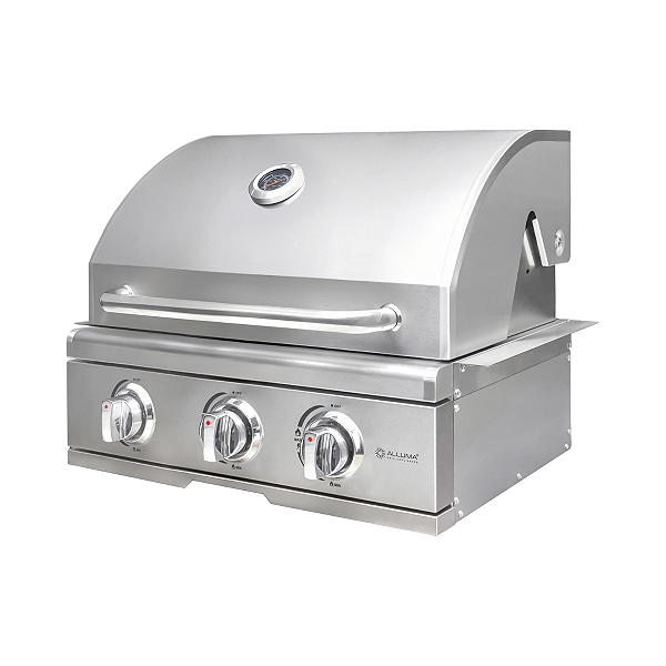 Churrasqueira a Gás Alluma Essential em Inox de Embutir - 3 Queimadores - A300ESS