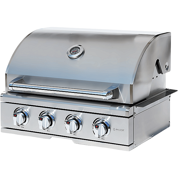 Churrasqueira a Gás Alluma Pro Em Inox  de Embutir - 4 Queimadores