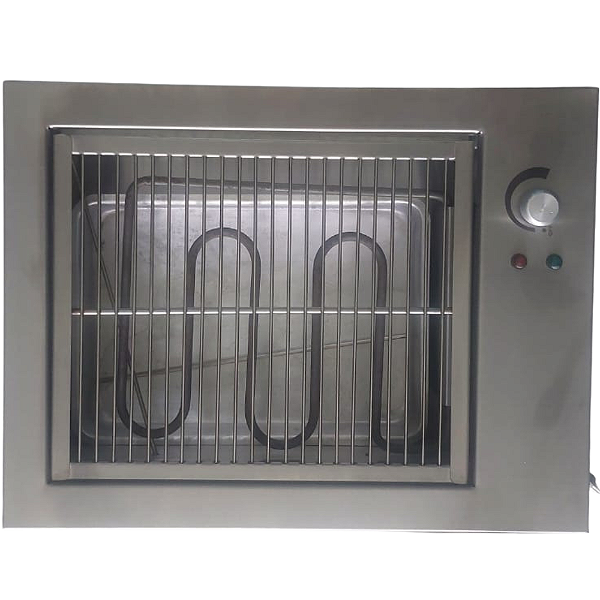 Churrasqueira Elétrica em Inox de Embutir - 1800 Watts - 110V