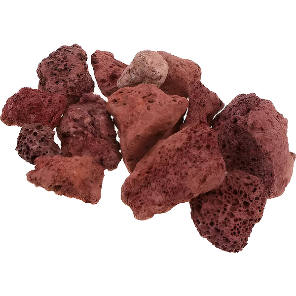 Pedra Vulcânica Premium Para Lareira ou Churrasqueira de 4 a 7 cm - Marrom - 3 Kg