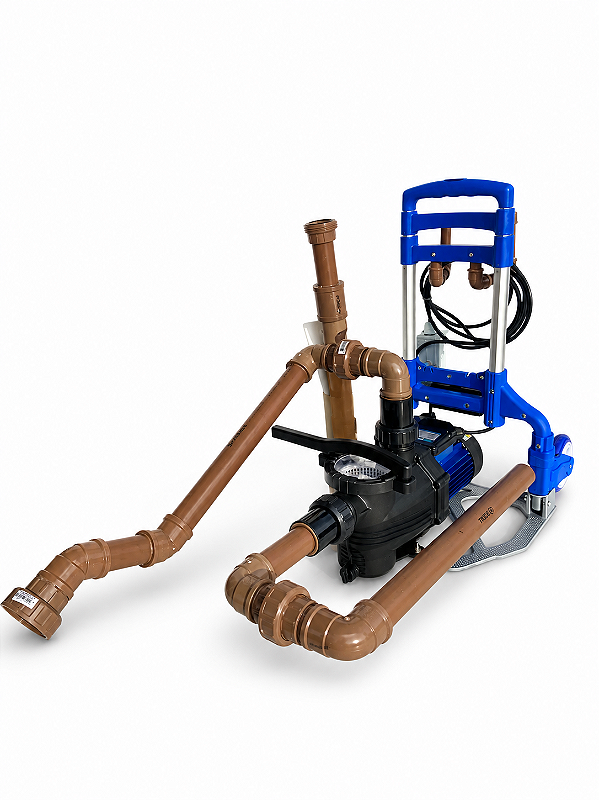 KIT FILTRO MP- MOTOBOMBA CLAW COM CARRINHO PORTÁTIL E PROTEÇÃO DR