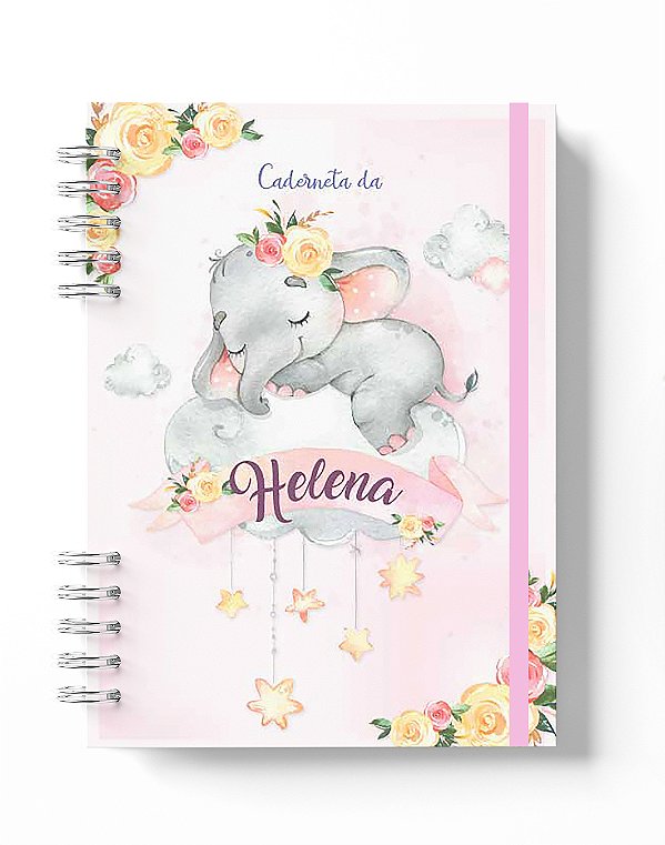 Caderneta de  Saúde Elefantinha / Personalizado