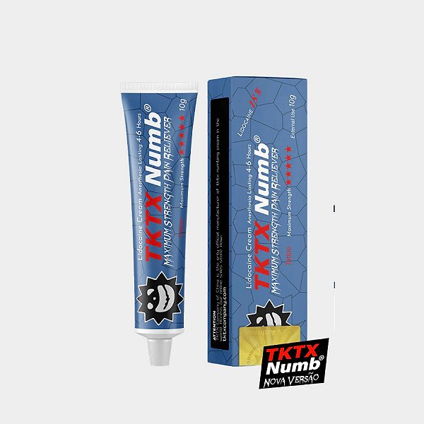 TKTX Numb Azul 18% de Lidocaína