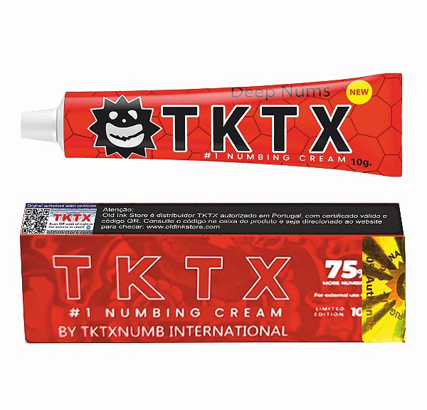 Pomada Anestésica TKTX Vermelha 75%