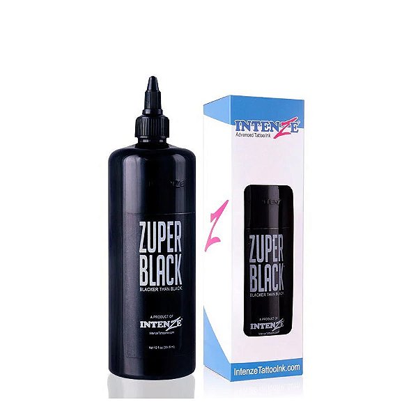 TINTA INTENZE ZUPER BLACK – PRETA de 12 fl oz. (355ml)