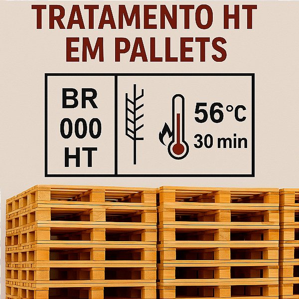 Tratamento HT em Pallets