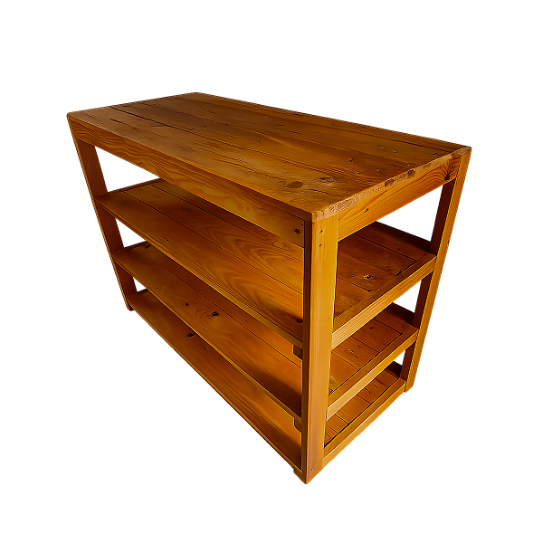 Estante de Pallet para Eventos 100x120x60 cm