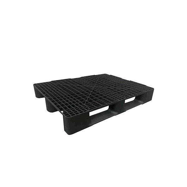 Pallet de Plástico 100x120 Cm Usado Monobloco com Deslizadores