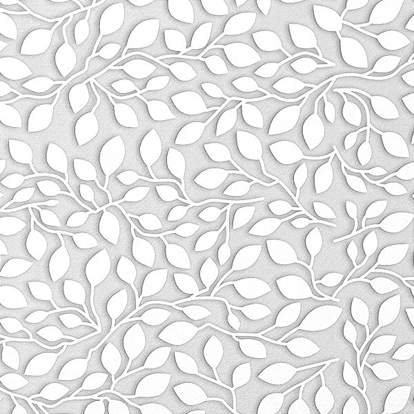 Papel De Parede Adesivo Efeito Folhas 3D