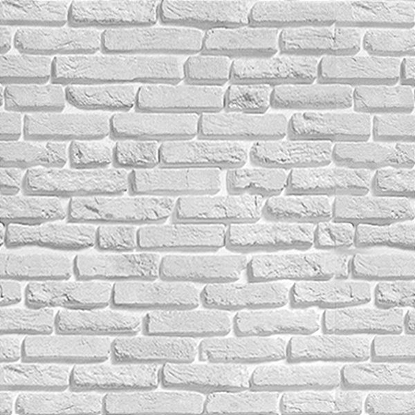 Papel De Parede Tijolo Branco Rústico