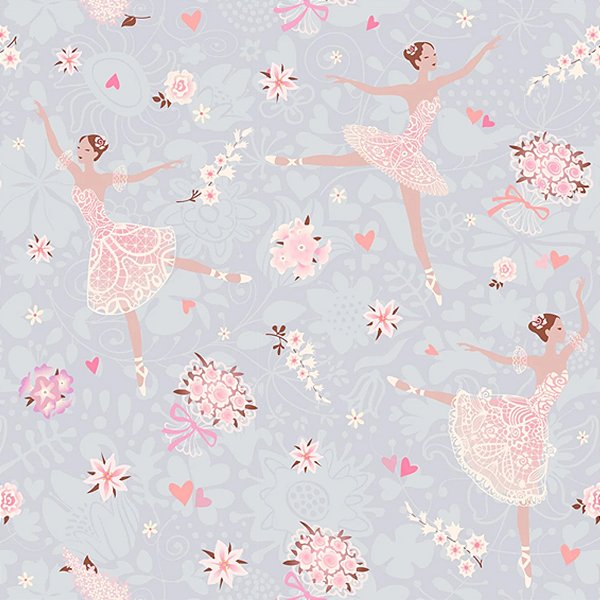 Papel De Parede Adesivo Bailarina - 5M
