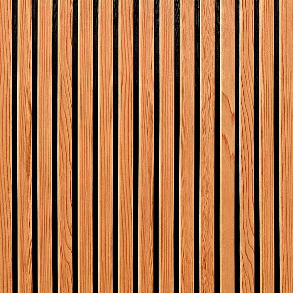 Papel De Parede Adesivo Madeira Ripado Peroba  - 5M