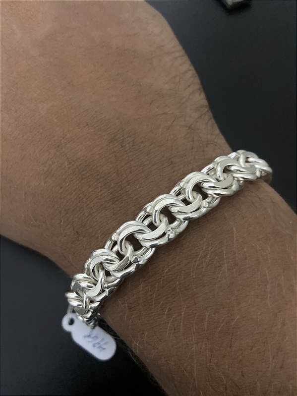 Pulseira masculina friso