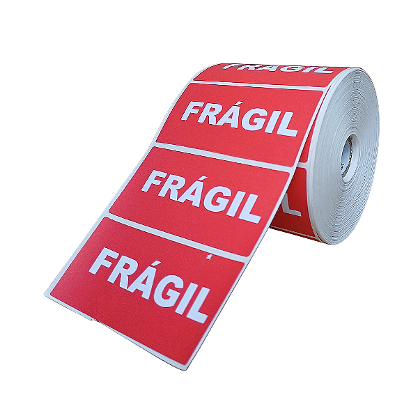 Etiqueta Frágil - 10x5 cm