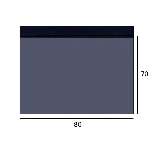 Envelope Cinza 80x70 cm