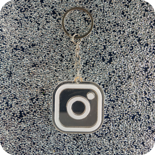 Chaveiro NFC - Prata + Branco