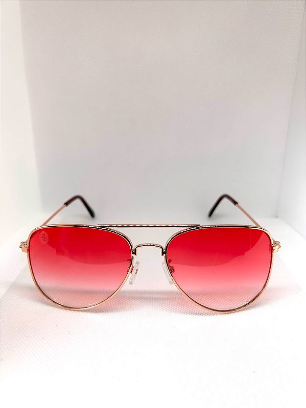 SOLAR JURERÊ AVIADOR CLASSIC ROSA DEGRADÊ