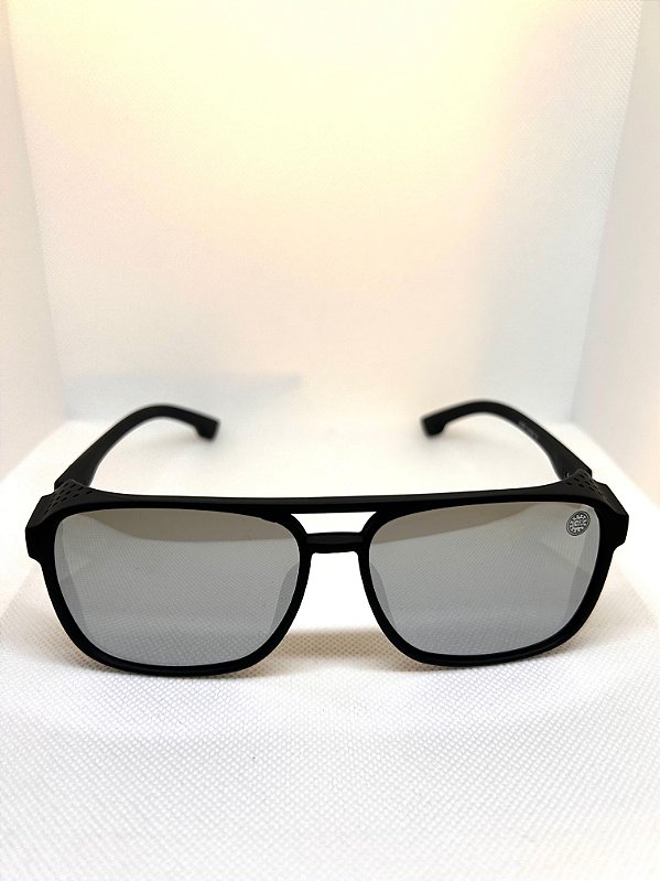 SOLAR SANTINHO PRETO ESPELHADO PRATA