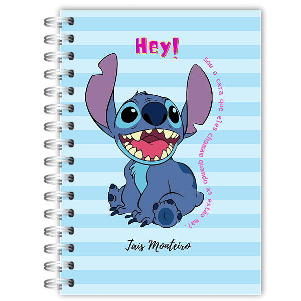 Caderno:  Stitch 03