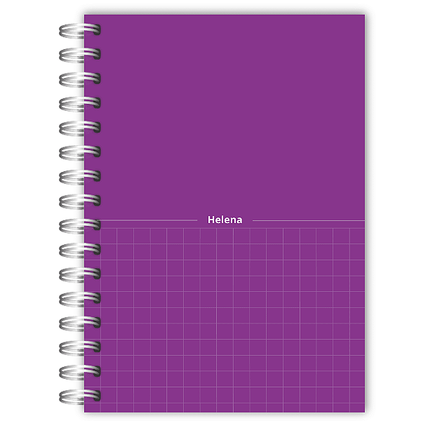 Agenda: Minimalista Roxa