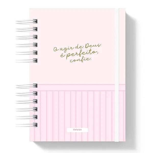 Planner: O Agir de Deus é Perfeito 2026