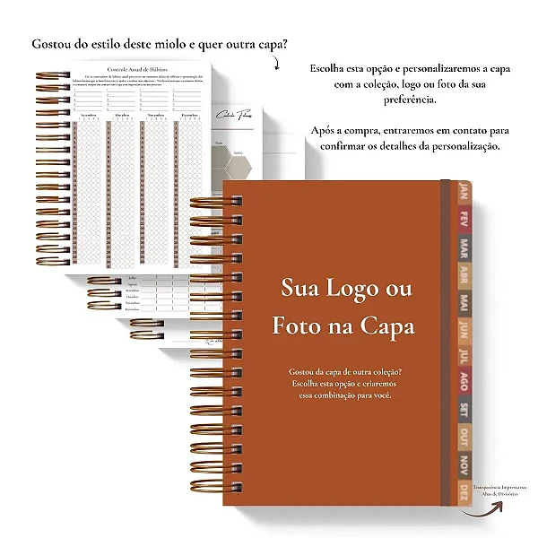 Planner: Capa Personalizada - Hábitos 2026
